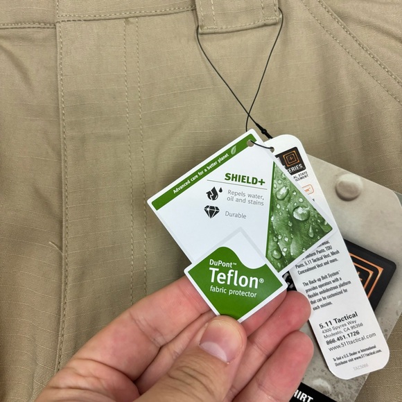 NWT 5.11 TACTICAL RIPSTOP TDU KHAKI CARGO PANTS MENS 74003 SIZE SMALL REGULAR - Picture 9 of 12